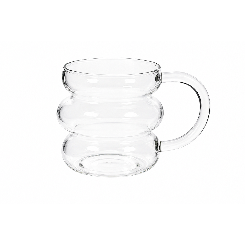 JARRO VIDRIO DISEÑO ONDAS IC81073249 (450ml)