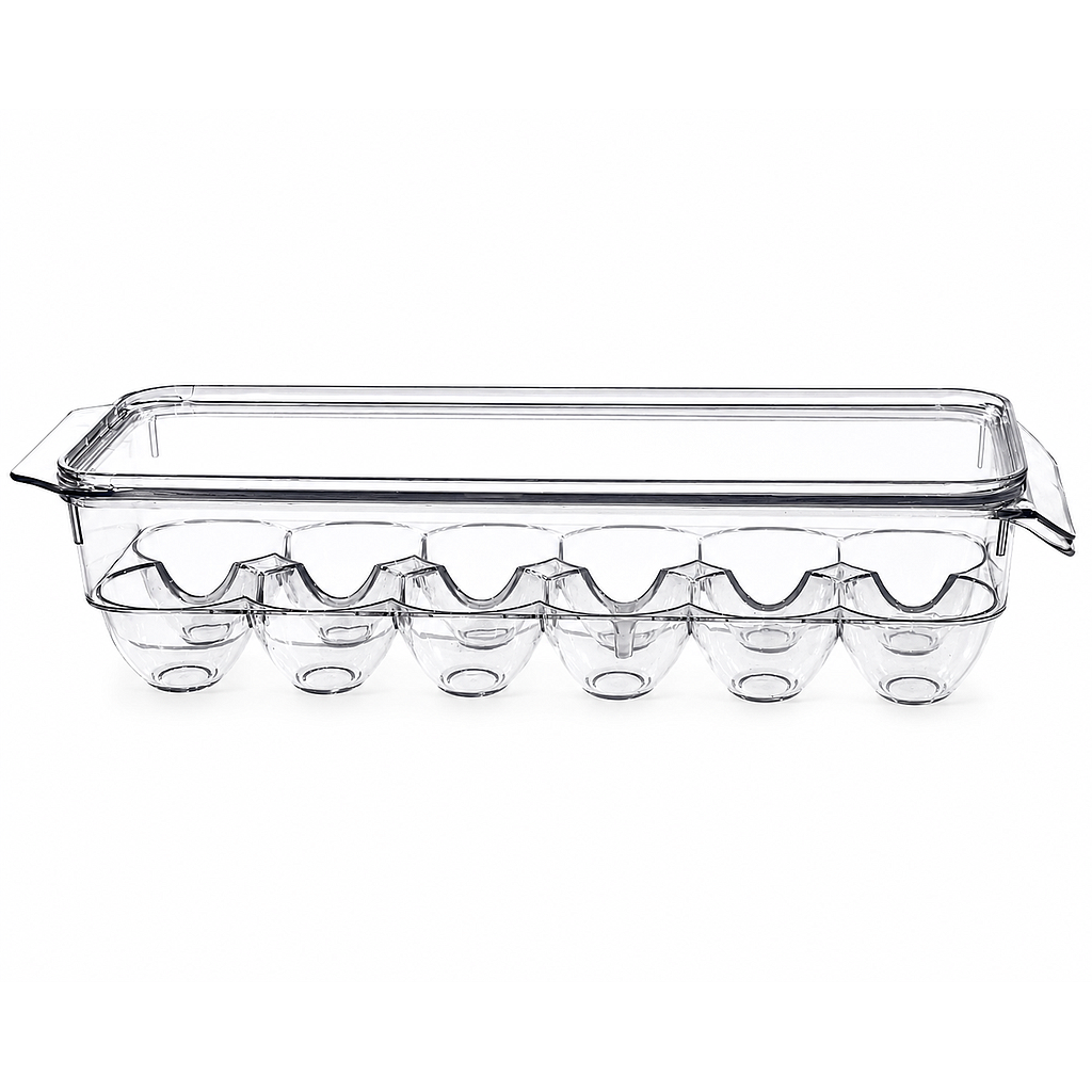 CONTENEDOR HUEVOS IC814-17 (8.50 x 32.5 x 12cm)