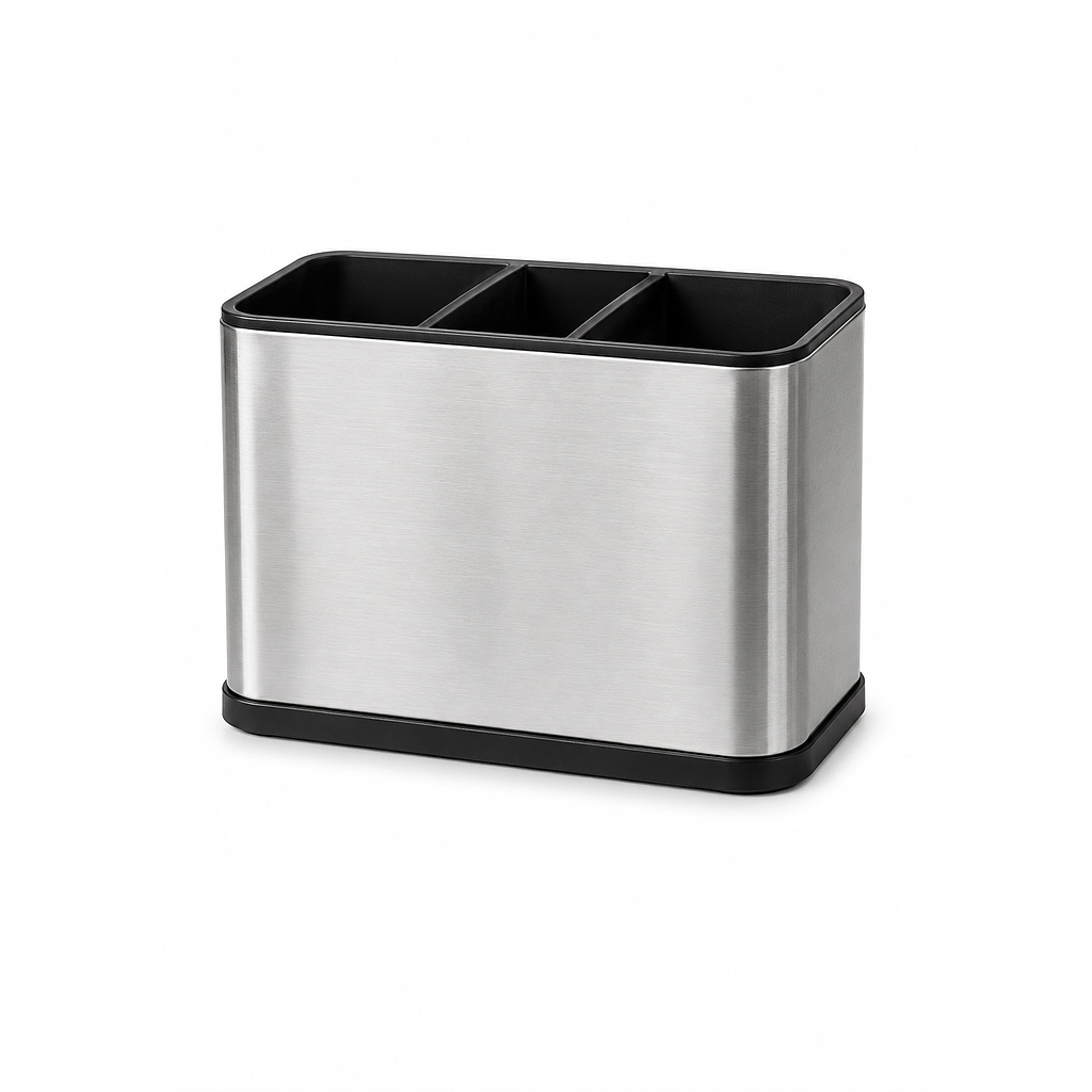 PORTA CUBIERTOS METALICO F24728 (18 x 8.6 x 13cm)