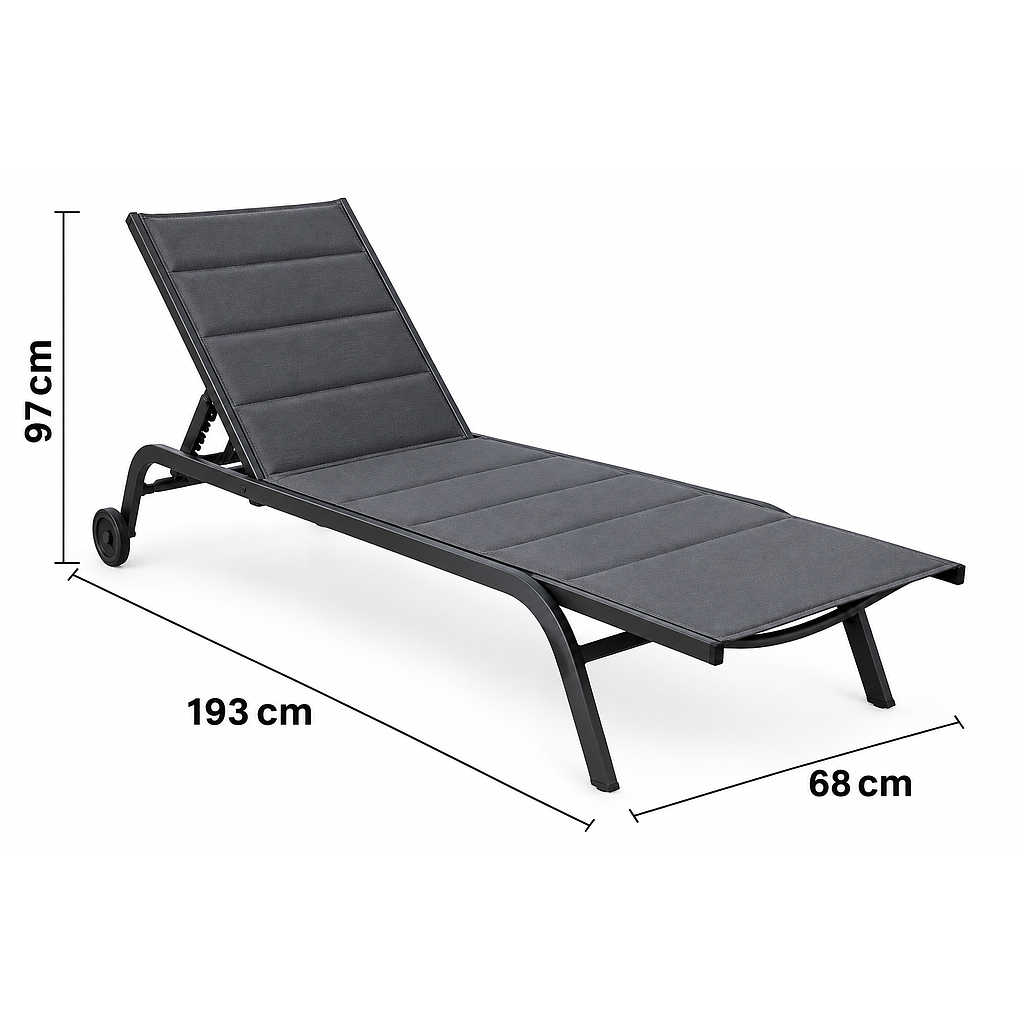 SILLA DE DESCANSO PLAYERA CON RUEDAS 451650 / WR5156A