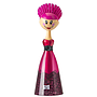 CEPILLO LAVAPLATOS FLOWER POWER ROJO  CV8029