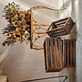 CESTA DE MADERA DE PAULOWNIA GRANDE GHFB0610G (40 x 30 x 20cm)