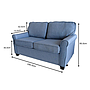 SOFA CAMA MURCIA UNA PLAZA TEXTIL AZUL HFT-002  (95 x 180cm) 2