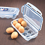 DISPENSADOR HUEVOS CON TAPA HPL953 (11.2 x 5.2 x 2.8cm)
