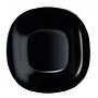 PLATO POSTRE CARINE NEGRO L9816 (19cm)