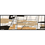 CUADRO ABSTRACTO LINEAS BEIGE Y NEGRO 13303 (50 x 150cm)