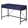 ESCRITORIO INDUSTRIAL AZUL MARINO PATAS NEGRAS 2 CAJONES 08-DBM-1 (120 x 50 x 76cm)