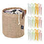 CESTA DE TELA PARA PINZAS DE ROPA CV11628