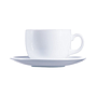 SET TAZAS C/PLATO DIWALI BLANCO 6PZS D8222