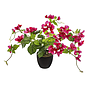 PLANTA ARTIFICIAL BUGANVILIA EN MACETA ROJO / BLANCO 168612 (87cm)