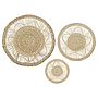 SET ADORNO DE PARED LELA 3 PZS 179488 (18 -28 -38cm)