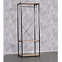 CLOSET INDUSTRIAL 2 NIVELES NEGRO YG6017DLGZ (60 x 40.4 x 167cm)