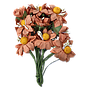 FLORES FIESTA NARANJA 9PZS 50223-11