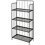 PORTAMACETAS NEGRO 4 NIVELES X71000120 (118 x 58 x 27cm)
