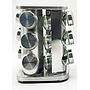 SET CONDIMENTERO GIRATORIO INOX 12 FRASCOS F23329 (16 x 16 x 22cm)