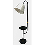 LAMPARA NEGRO METAL DE PISO CON MESITA 4HM35-9