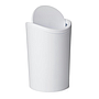 BASURERO DE  BAÑO BASCULANTE BLANCO 4470101 (19 x 19 x 28 / 6lt)