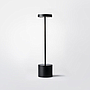 LAMPARA DE MESA NEGRO CON BATERIA 4HM35-7N (33.5cm)