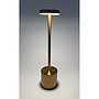 LAMPARA DE MESA DORADO CON BATERIA 4HM35-7D (33.5cm)