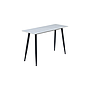 CONSOLA SNOW WHITE BLANCO/GRIS PORCELANATO GST014B-3SW (120 x 45x 75cm)
