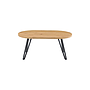 MESA DE COMEDOR REDONDA EXTENSIBLE PANDORA MADERA GDT1220A-1V (100 / 168 x 75cm)